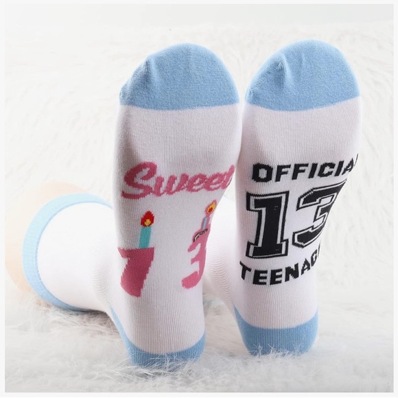 NWOT Fun Socks for the Teenager - 2 pairs O/S. - Picture 2 of 6